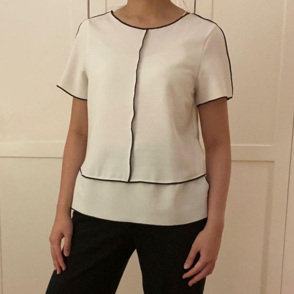 ZARA white  blouse (xs) - Picture 6 of 7